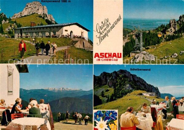 Aschau Chiemgau Berggasthof Kampenwand Terrasse Scheibe