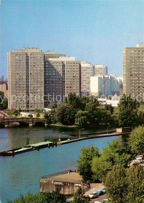 Berlin Blick zur Fischerinsel