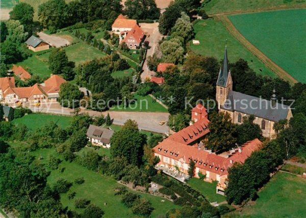 Lage Rieste Pfarr und Wallfahrtskirche des Kreuzes