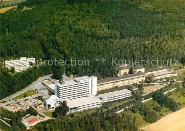 Hoexter Weser Weserbergland Klinik Fliegeraufnahme
