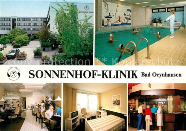 Bad Oeynhausen Sonnenhof Klinik Bewegungsbad Speisesaa
