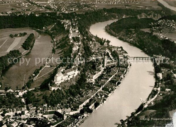 Burghausen Salzach Fliegeraufnahme