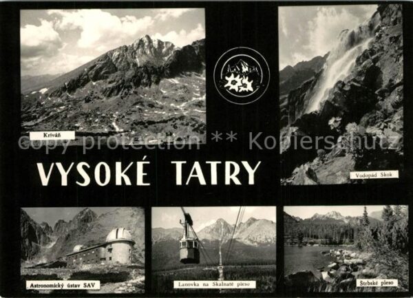 Vysoke Tatry Krivan Vodopad Skok Astronomicky ustav