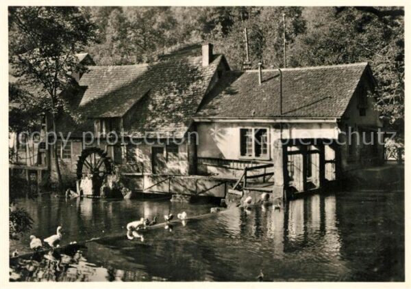 Blaubeuren Partie am Blautopf