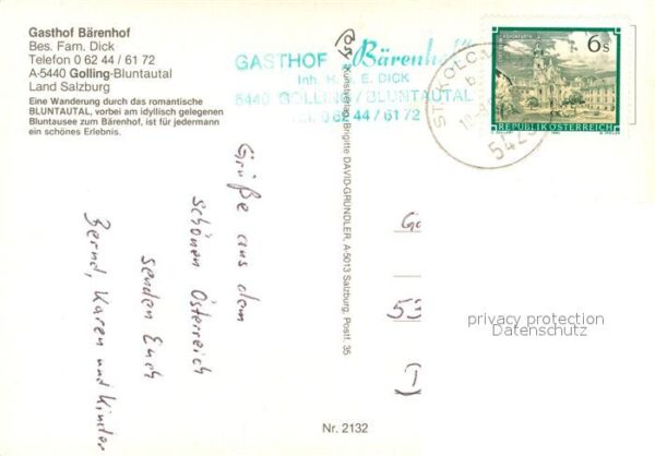 Golling Salzach Gasthof Bärenhof – Bild 2