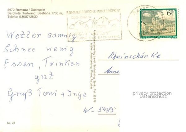 Ramsau Dachstein Steiermark Berghotel Türlwand – Bild 2