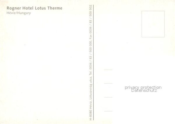 Heviz Rogner Hotel Lotus Therme – Bild 2