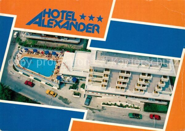 Bibione Hotel Alexander Fliegeraufnahme