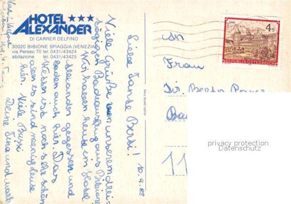 Bibione Hotel Alexander Fliegeraufnahme – Bild 2
