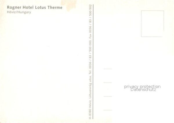 Heviz Rogner Hotel Lotus Therme – Bild 2