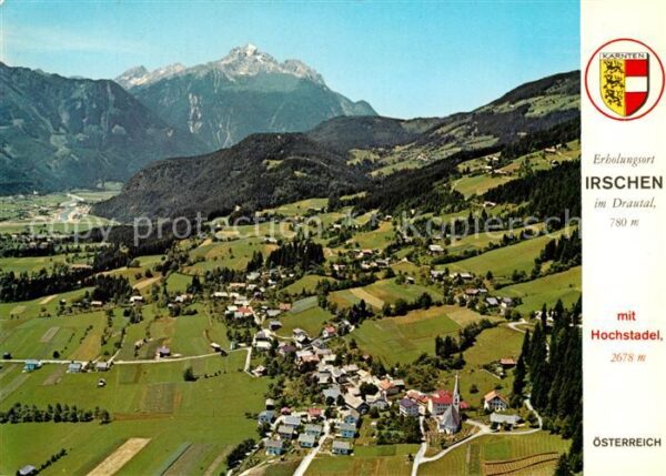 Irschen Kaernten Fliegeraufnahme