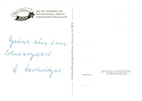Sasbachwalden Aus den Gaststuben des Sternenwirtshaus – Bild 2