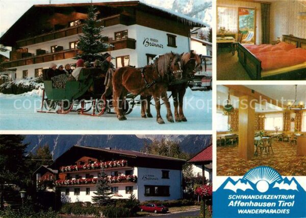 Wildermieming Pension Paul Brenner Gastraum Zimmer Pf