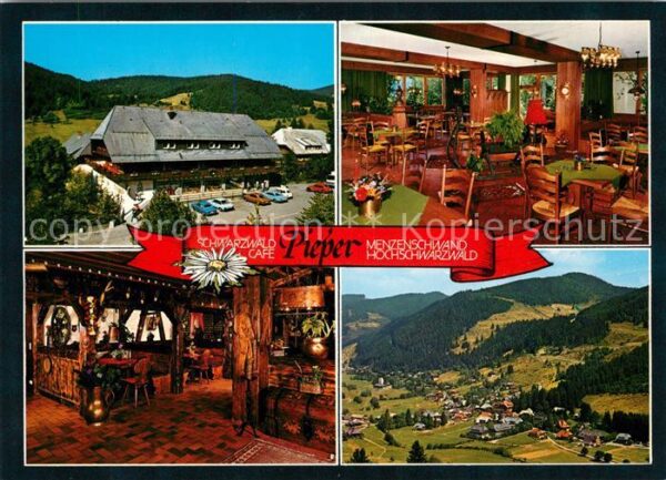 Menzenschwand Schwarzwald Cafe Pieper Gaststube Bar P