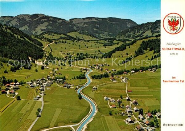 Schattwald Fliegeraufnahme Tannheimer Tal