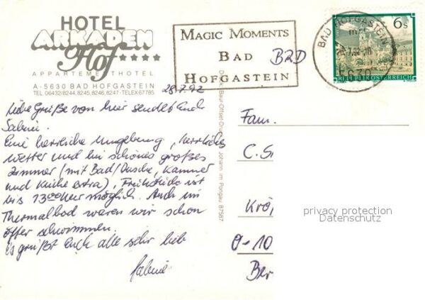 Bad Hofgastein Hotel Arkaden Hof – Bild 2