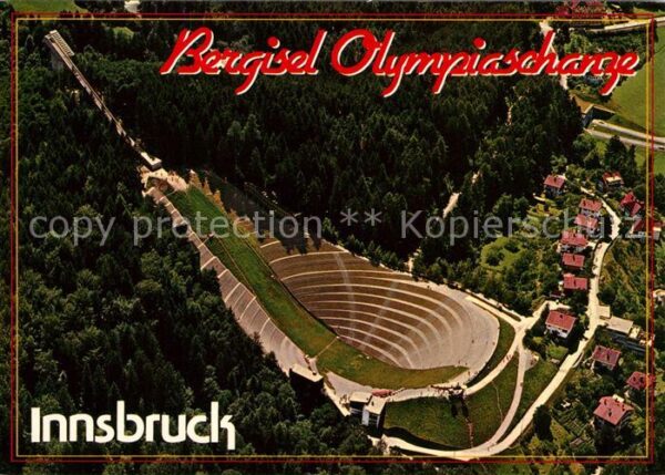 Innsbruck Fliegeraufnahme Bergisel Olympiaschanze
