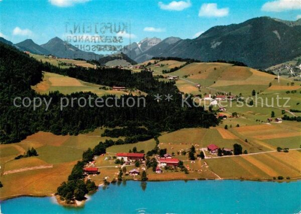 Thiersee Fliegeraufnahme Campingplatz