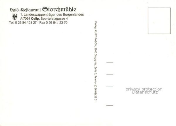 Oslip Restaurant Storchmühle – Bild 2