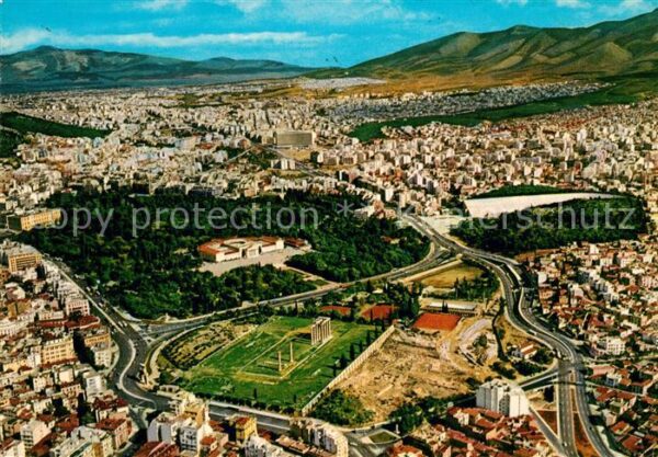 Athen Griechenland Fliegeraufnahme