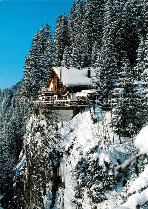 Nesselwaengle Tirol Alpengasthof Adlerhorst Winterlandschaf