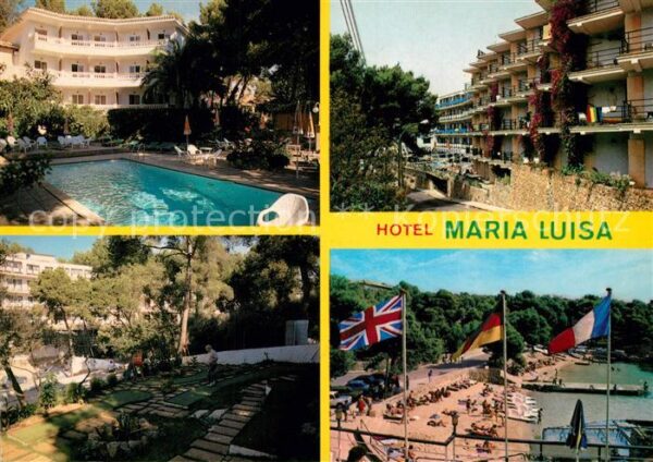 Calvia Mallorca Hotel Maria Luisa Schwimmbad Strand