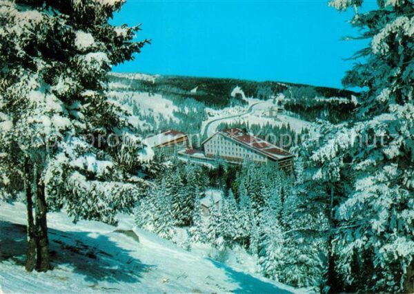 Witoscha Gebirge National Park Winterpanorama Hotel Scht