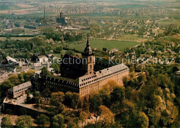Siegburg Fliegeraufnahme Benediktinerabtei Micha