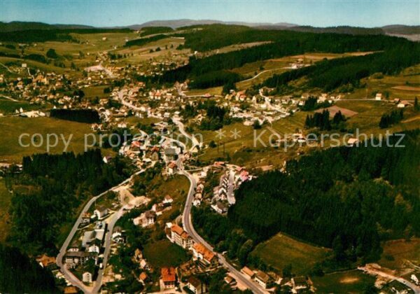 Schonach Schwarzwald Fliegeraufnahme