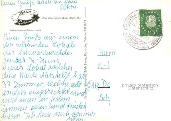 Sasbachwalden Gaststuben Hohritt – Bild 2