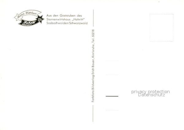 Sasbachwalden Sternenwirtshaus Hohritt Gaststube – Bild 2