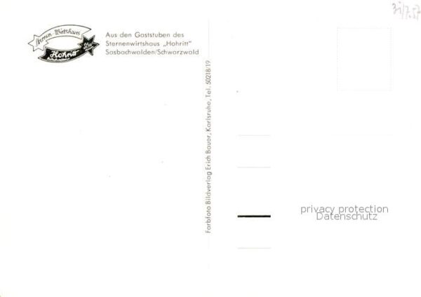 Sasbachwalden Sternenwirtshaus Hohritt Gaststube – Bild 2