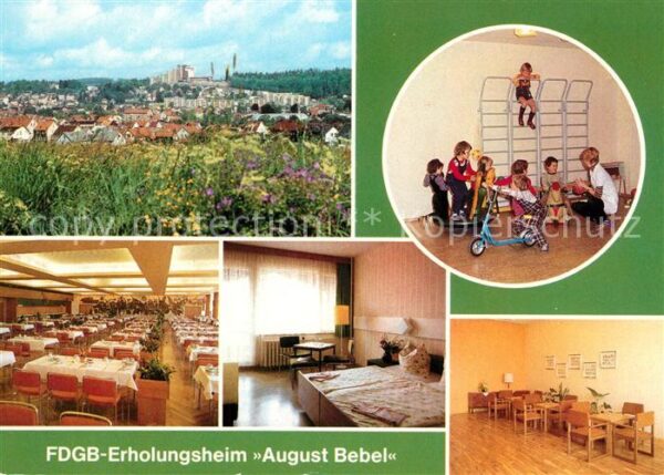 Friedrichroda FDGB Erholungsheim August Bebel