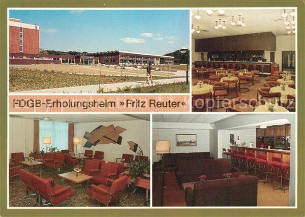Zippendorf FDGB Erholungsheim Fritz Reuter