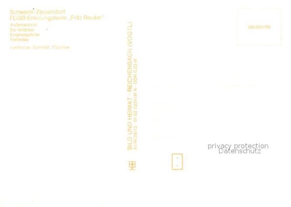 Zippendorf FDGB Erholungsheim Fritz Reuter – Bild 2