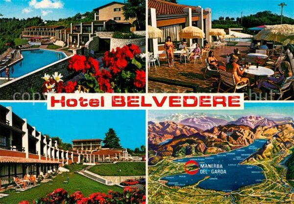Manerba del Garda Hotel Belvedere Panoramakarte