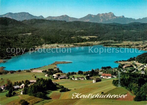 Keutschach See Fliegeraufnahme Karawanken