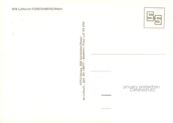 Fuerstenberg Weser Fliegeraufnahme – Bild 2