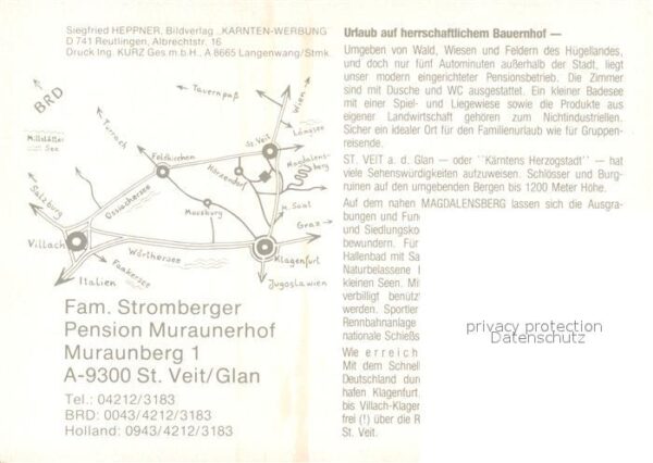 Veit Glan St Pension Stromberger Weiher – Bild 2