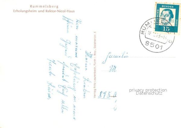 Rummelsberg Erholungsheim Rektor Nicol Haus – Bild 2