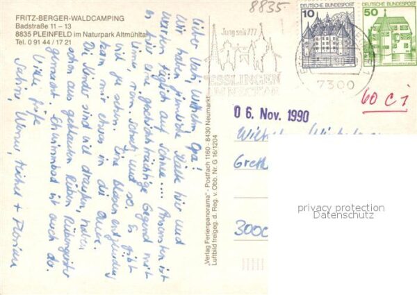 Pleinfeld Fliegeraufnahme Fritz Berger Waldcampin – Bild 2