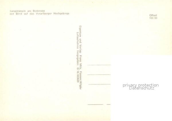 Langenargen Bodensee Fliegeraufnahme Vorarlberger Hochgebirg – Bild 2