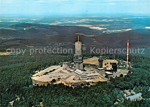 Feldberg Taunus Fliegeraufnahme Fernseh- Fermelde- UKW-