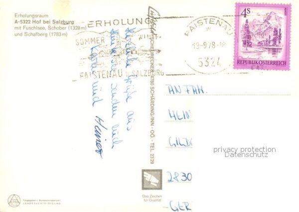 Hof Salzburg Fliegeraufnahme Fuschlsee Schober – Bild 2