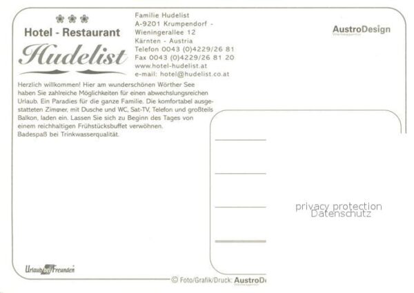 Krumpendorf Woerthersee Hotel Hudelist – Bild 2