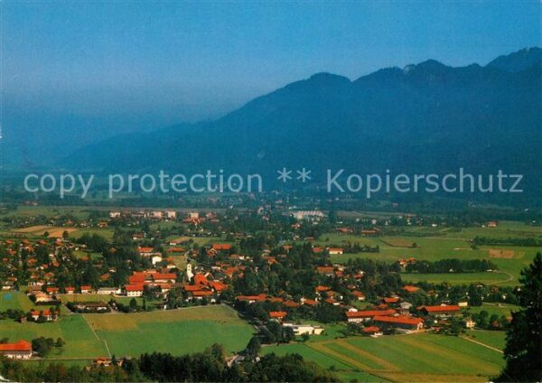 Grassau Chiemgau Fliegeraufnahme