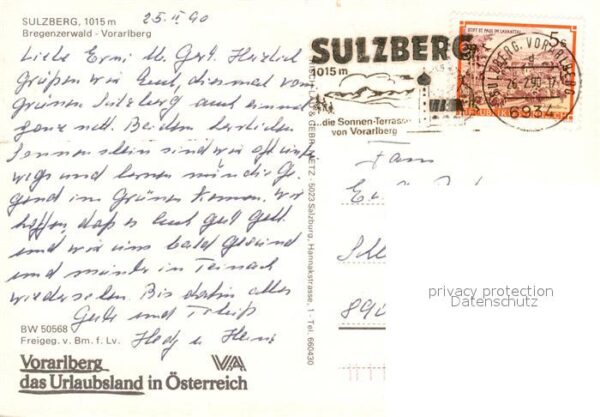 Sulzberg Vorarlberg Fliegeraufnahme – Bild 2
