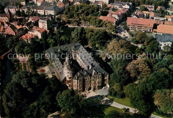 Detmold Fliegeraufnahme Residenzschloss