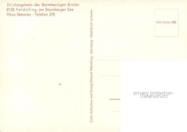Feldafing Erholungsheim der Barmherzigen Brüder – Bild 2