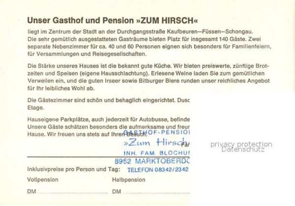 Marktoberdorf Gasthof zum Hirsch – Bild 2